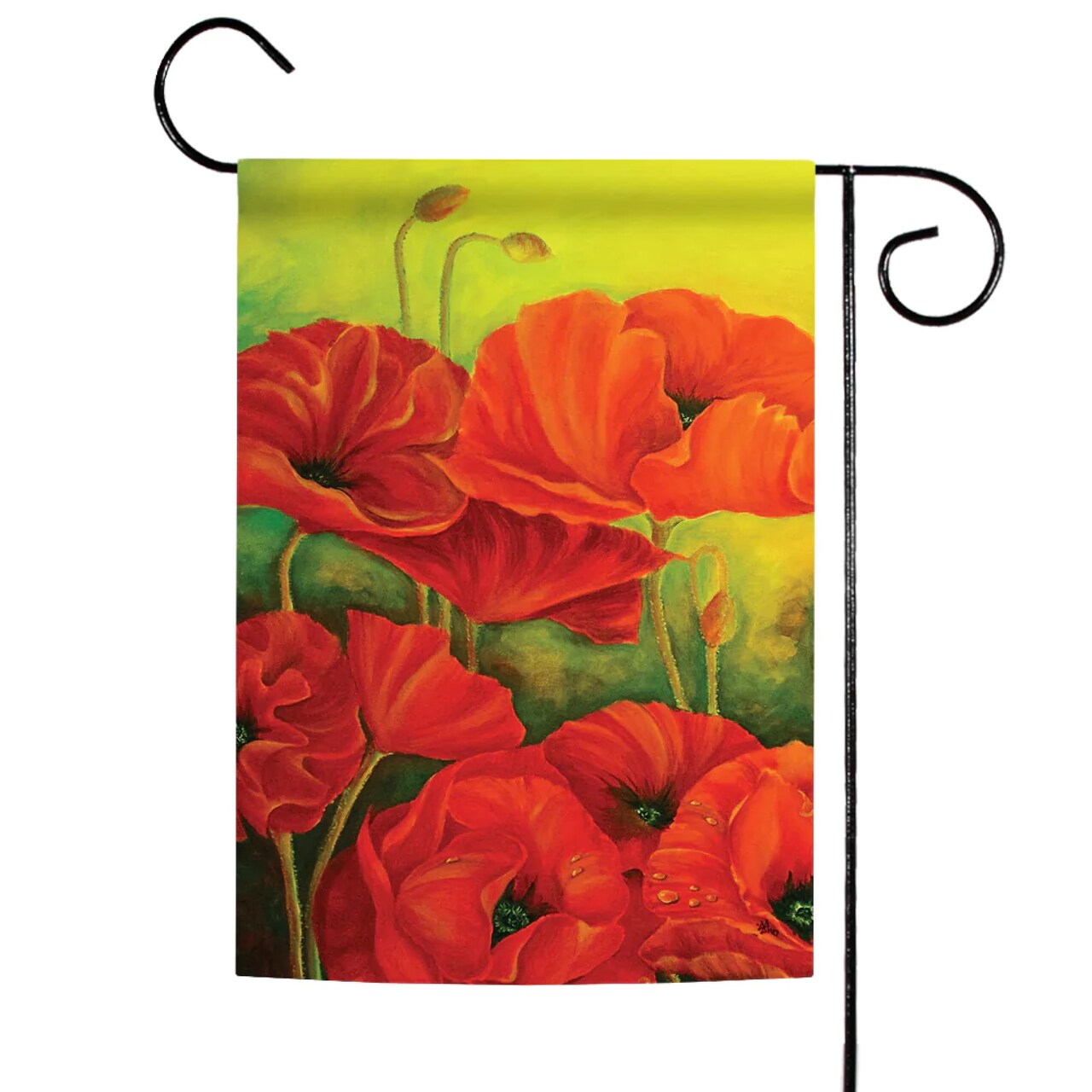 Toland Home Garden Beautiful Poppy Outdoor Garden Flag 18" x 12.5"
